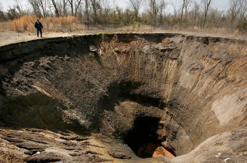 Sinkholes Damage